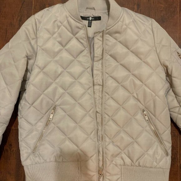 7 for all Mankind Bomber Jacket (womens medium) - Picture 1 of 4